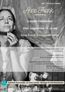 Anne Frank monodráma (09.15.)