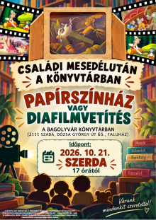 Családi mesedélutánok a könyvtárban(10.21.)