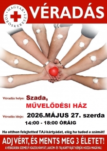 Véradás Szadán (05.27.)